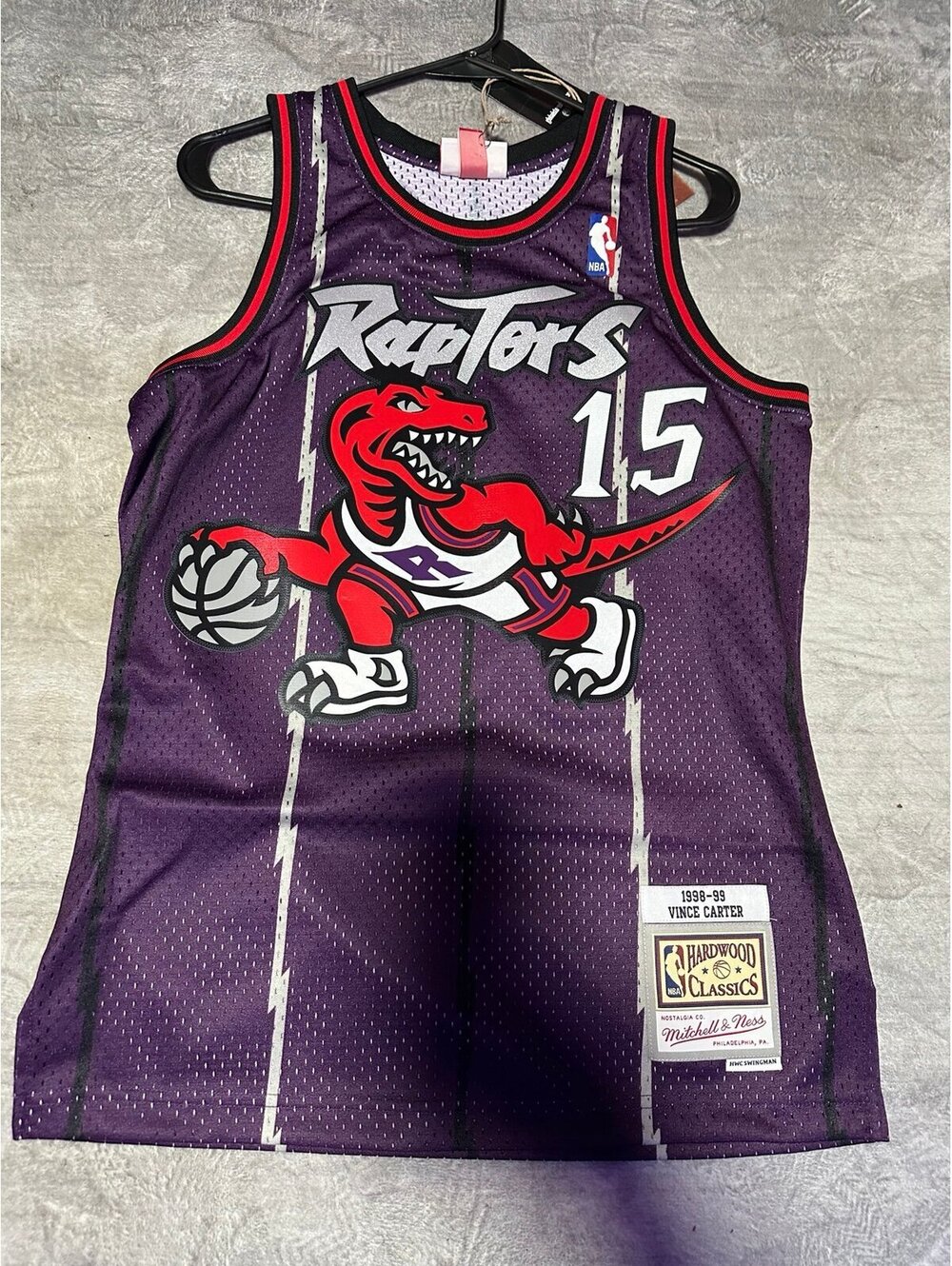 Mitchell and Ness Vince Carter Toronto Raptors Jersey SIZE:S
